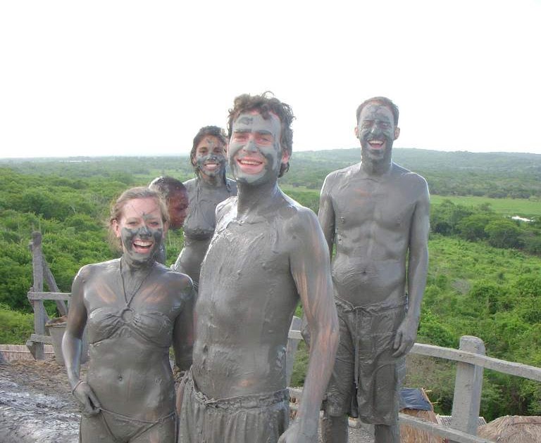 Take a mud bath in a 'volcano' Curious, Funny Photos / Pictures