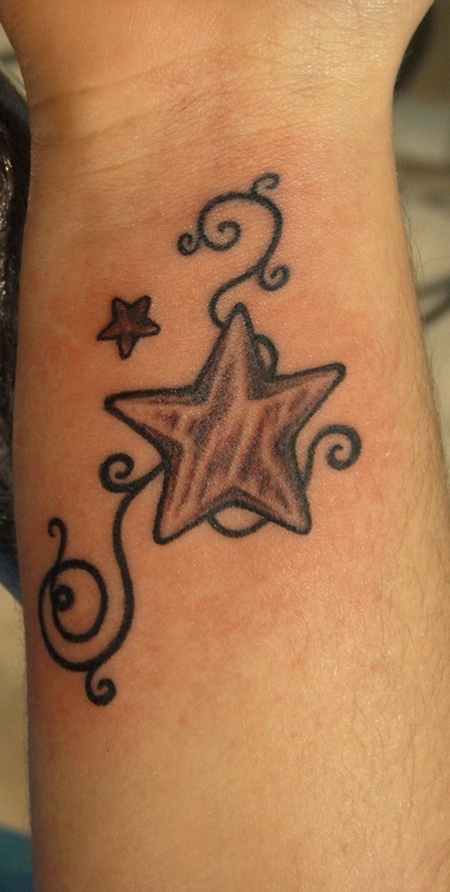 tattoos de tribales. Tatuajes de estrellas tribales