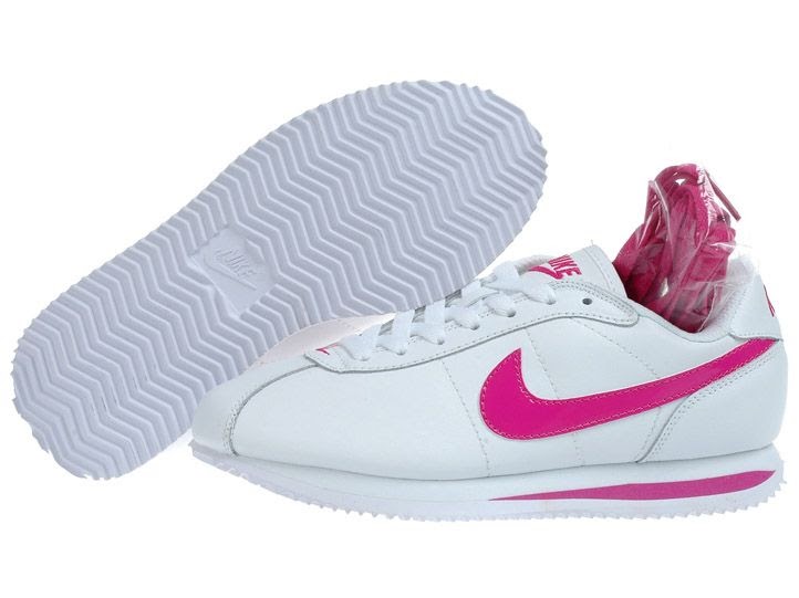 hot pink nike cortez