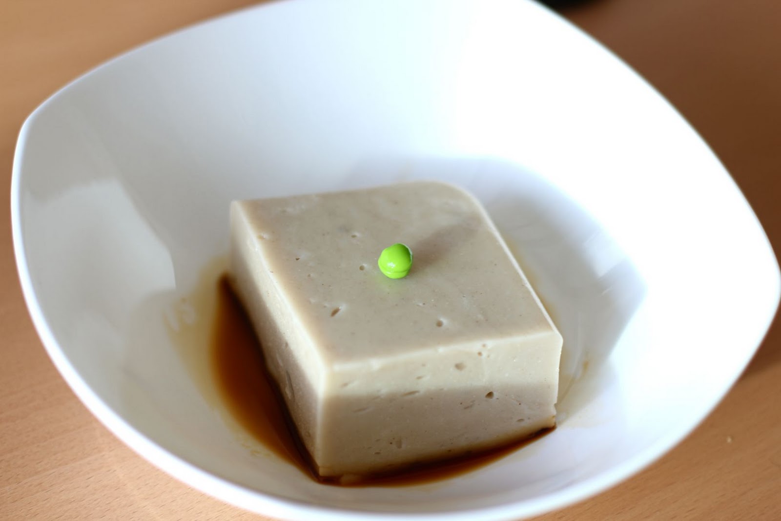 Green Cilantro Goma Dofu Sesame Tofu