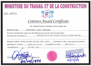 return of the spammer 0ddness bl0g contract award certificate