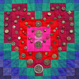 beaded quilt by Robin Atkins, Grandpa's Gifts
