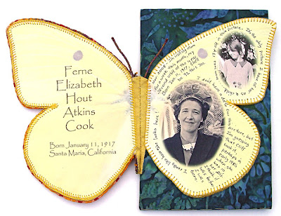 bead journal project, Robin Atkins, butterfly book