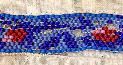vintage off-loom bead weaving, Robin Atkins Collection