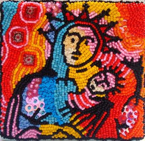 bead embroidery, BJP by Celticat