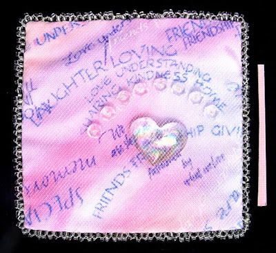 bead journal project, Heart Floating Free