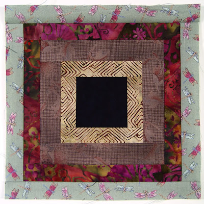God's Eye Quilt, block 10, by Robin Atkins