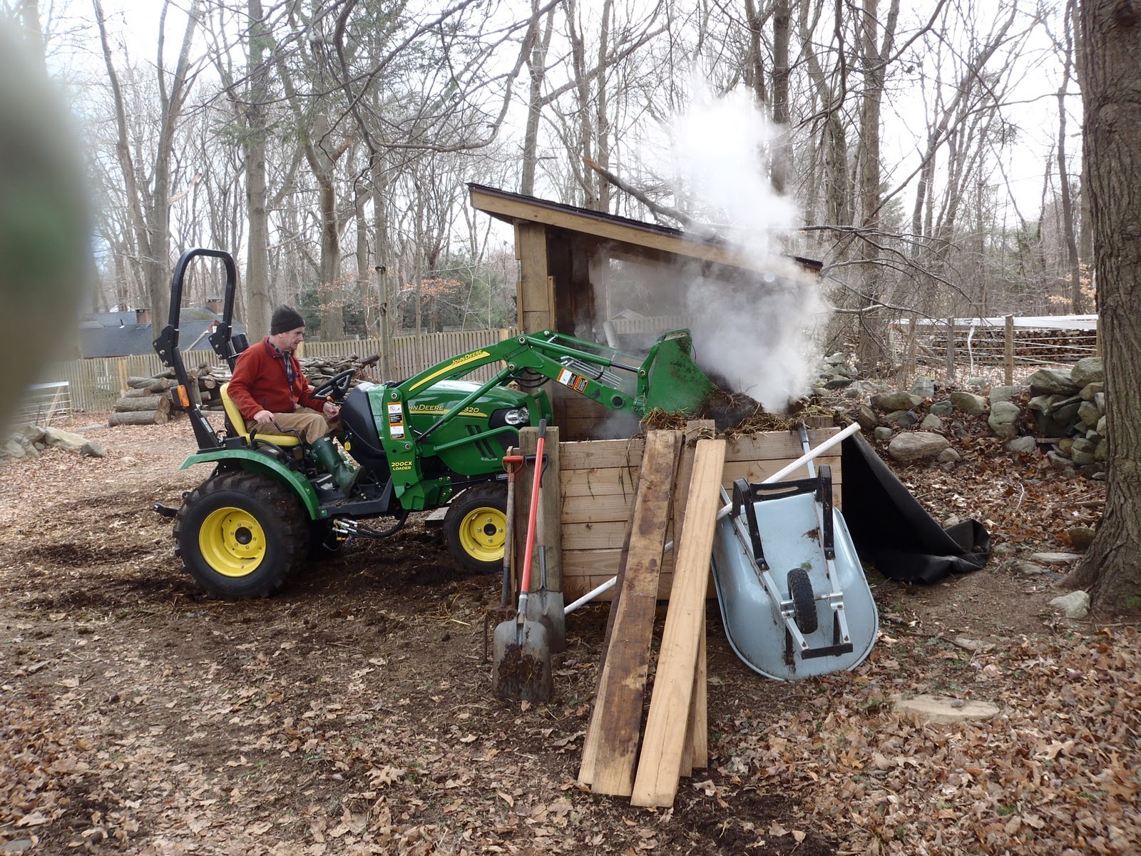 Javas Barn Compost cooking and rodent body count
