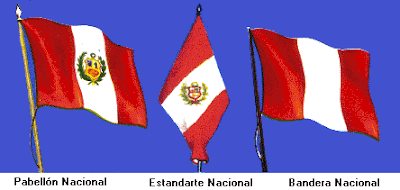 Resultado de imagen para pabellón peruano y estandarte