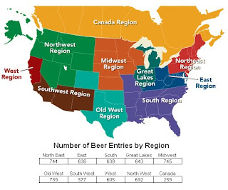 Most Popular Beer Style Categories: 2010 NHC First Round