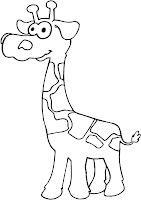 imagini colorat girafe
