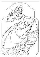 imagini de colorat printese