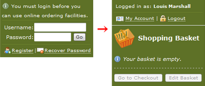 login box