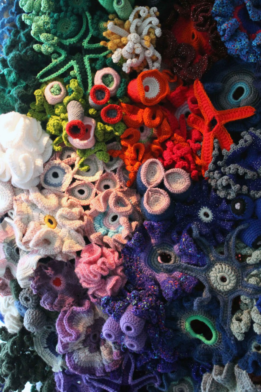 Stitchlily Finally, The Hyperbolic Crocheted Coral Reef Exhibition