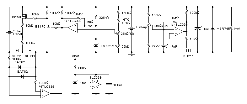 Solar Panel Lead-Acid Batteries Charger