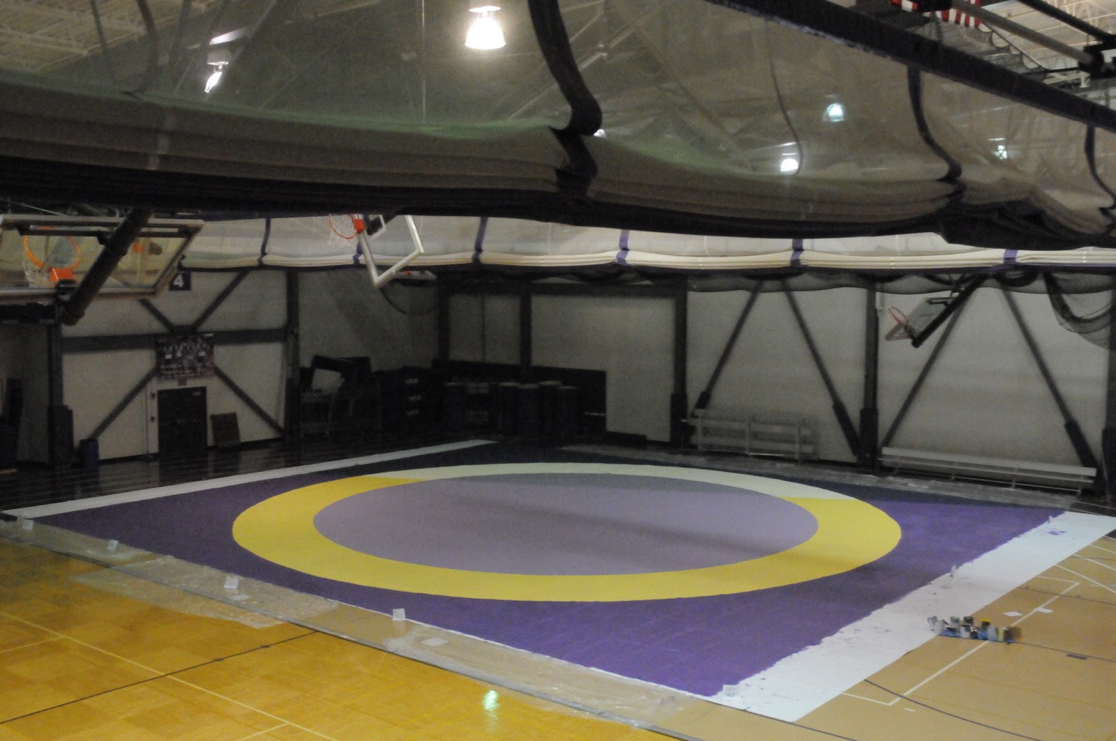Ben Davis Band Update Winter Guard Paint Tarp