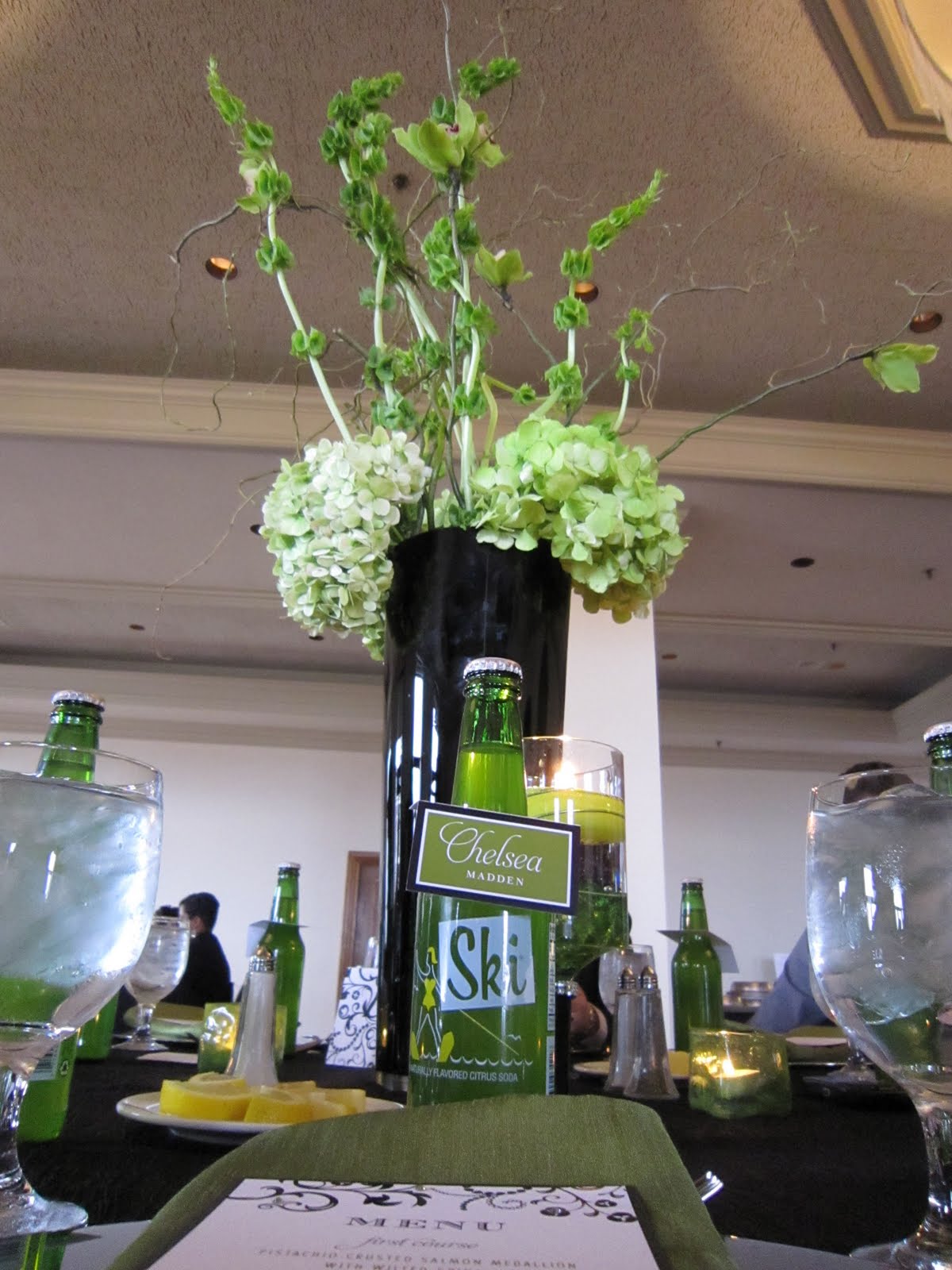 all green flowers