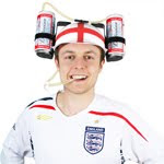 England Thirst Aid Beer Helmet