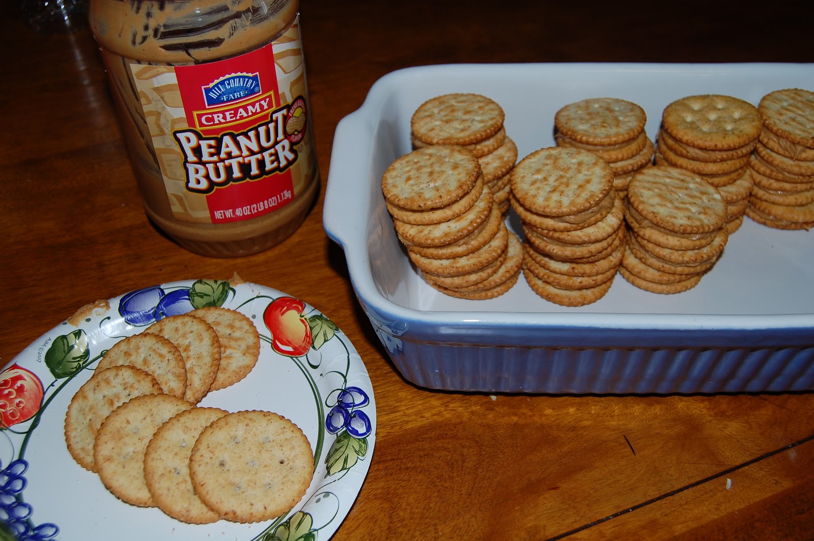 Chocolate Covered Peanut Butter Crackers The Frugal Free Gal