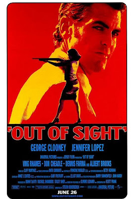 Out of sight, Un romance muy peligroso, George Clooney, Jennifer Lopez, Michael Keaton, Steven Soderbergh Out of sight, Un romance muy peligroso, George Clooney, Jennifer Lopez, Michael Keaton, Steven Soderbergh
