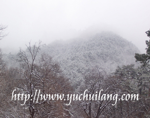 Pemandangan Salji Mt. Sorak Korea Selatan