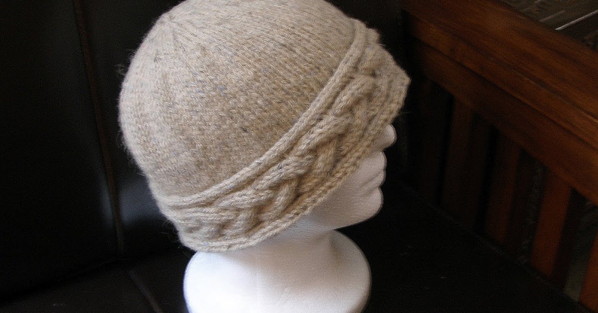 Loose Ends: Knitted Ancestors: Cabled Oatmeal Hat