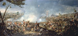 Battle of Waterloo painted by William Sadler