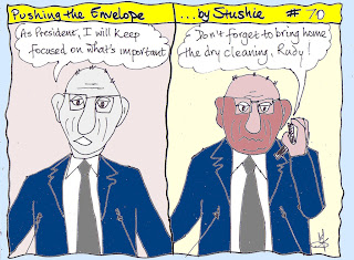 Rudy Giuliani was speaking to the NRA yesterday, when his wife called.