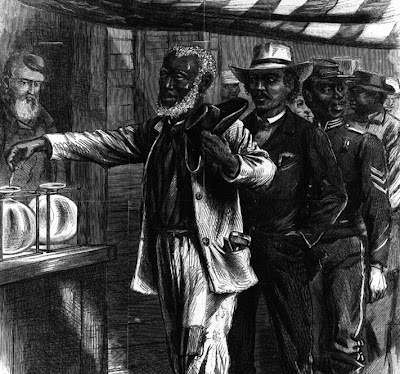 African Americans gained the right to vote