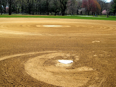 Home Plate Pitchers Mound