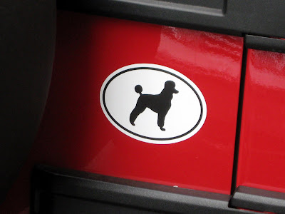 Poodle Bumper Sticker