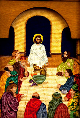 The Last Supper in Needlepoint