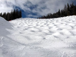 Photo of a mogul field by random_matt. Photo available via a Creative Commons license. Original at http://www.flickr.com/photos/random_matt/2905034454/