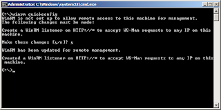 Процесс настройки WinRM на Windows Server 2008