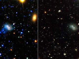 estrellas y galaxias en ultravioleta