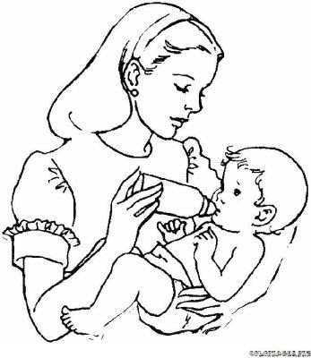 Bebes Para Colorear
