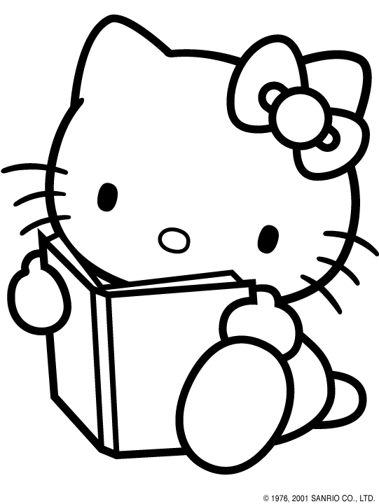 hello kitty para colorear