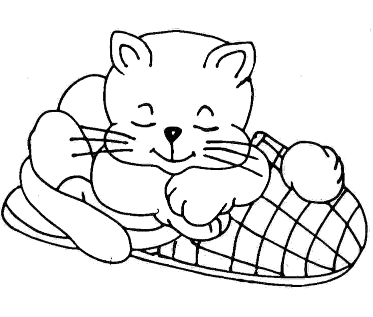 Mi colección de dibujos: ♥Gatitos para colorear ♥