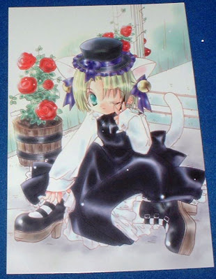 ... but it is the RIGHT one, like this Gothic Loli postcard I got yesterday ... ... but it is the RIGHT one, like this Gothic Loli postcard I got yesterday ...