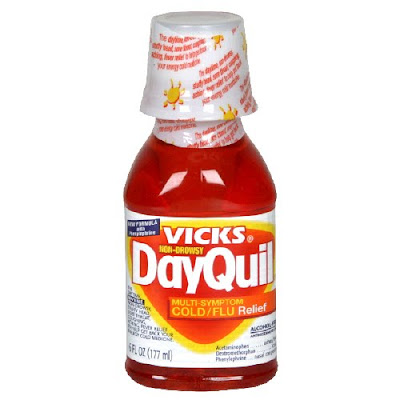 All while downing Dayquil and