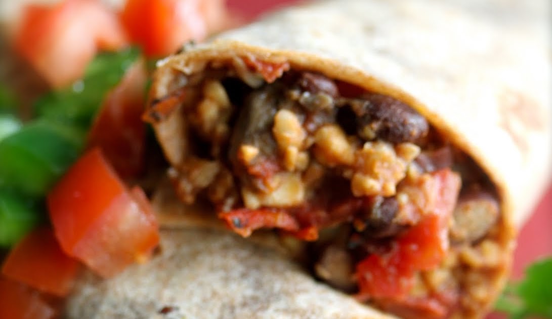 Smith's Vegan Kitchen Tempeh and Black Bean Burritos
