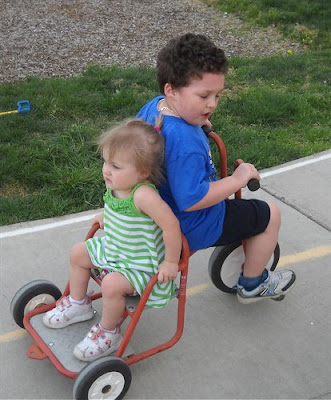 Kids Tricycling