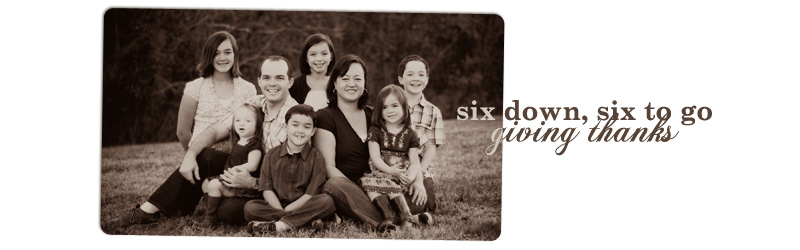 Six Down, Six To Go