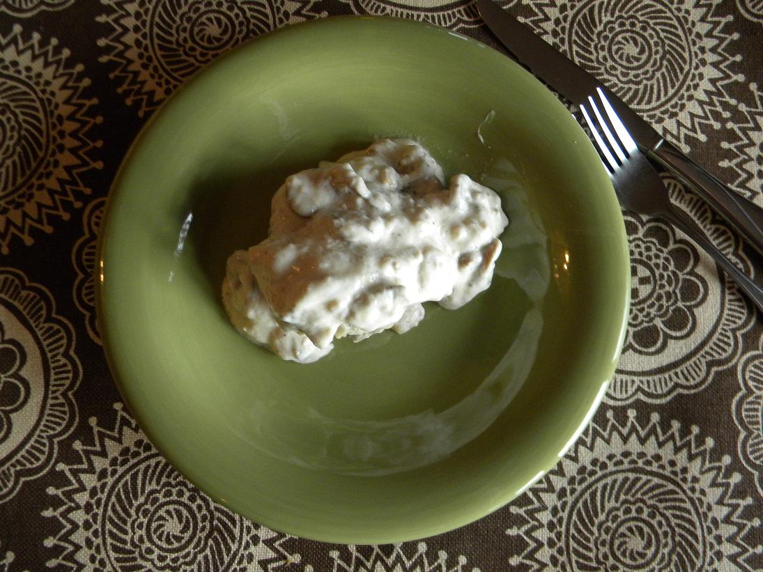 Hot Mess Cooking Chicken with a Vodka Cream Sauce