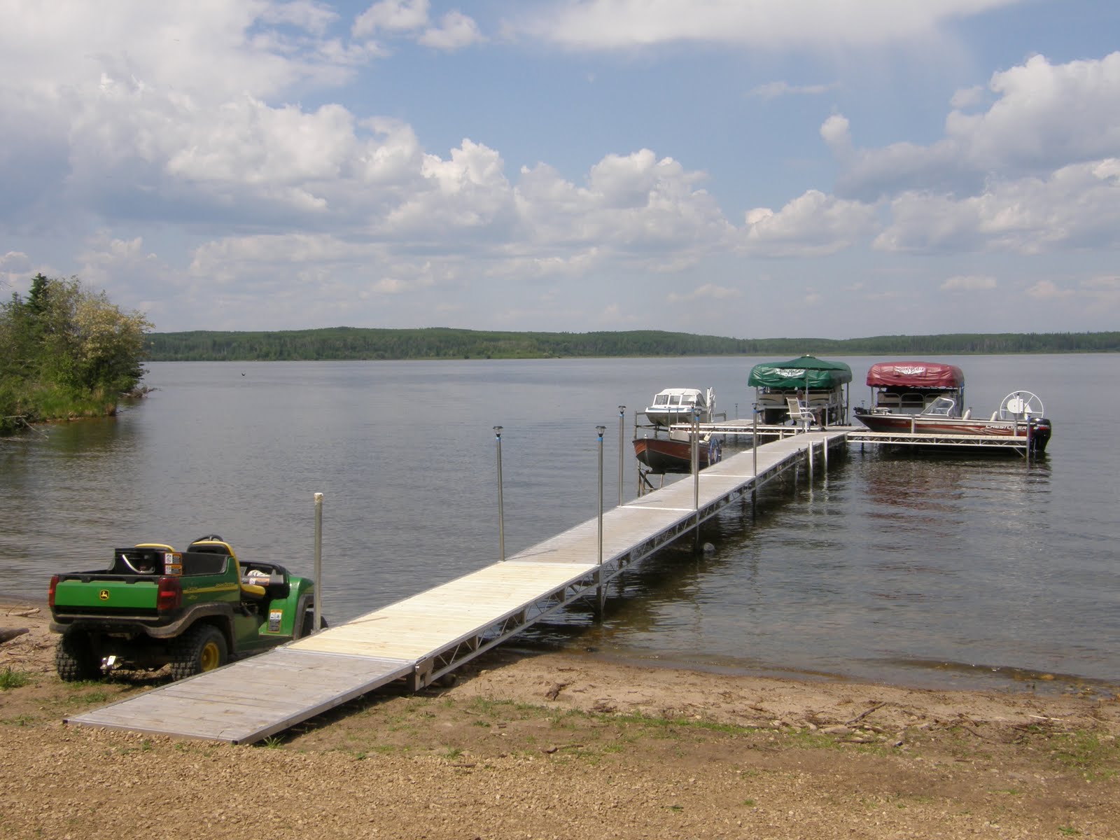 Fawcett Lake The never ending dock