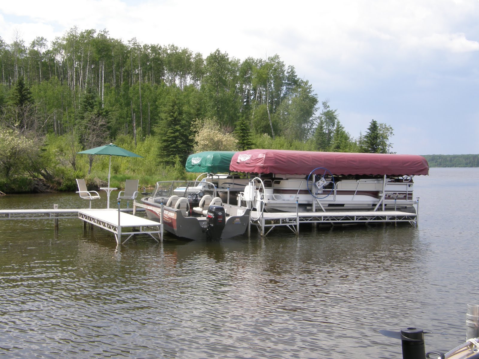 Fawcett Lake The never ending dock