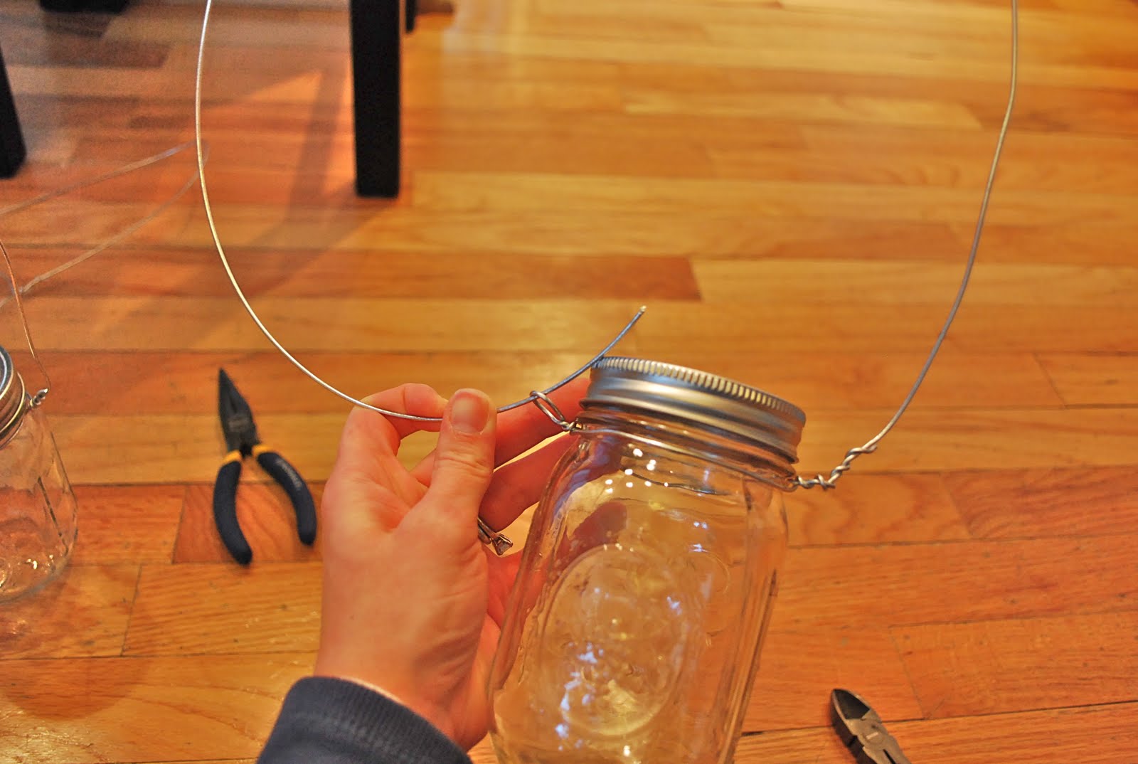 Life as a Thrifter Hanging Mason Jar Tutorial
