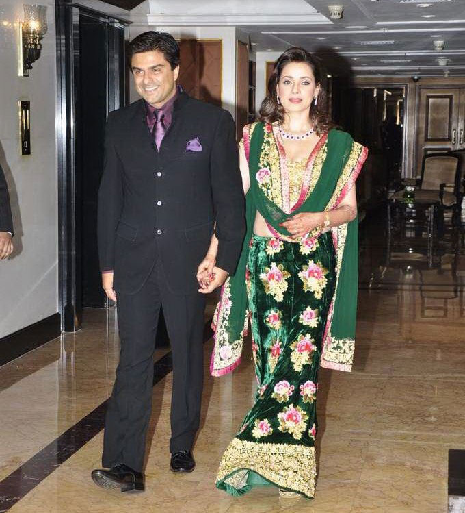 Bollywood Stars at Sameer SoniNeelams wedding reception Pictures film pics