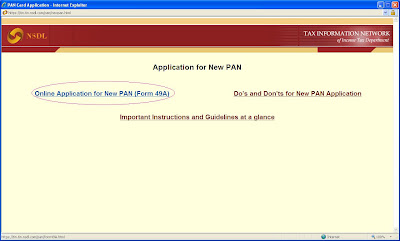 Apply PanCard Online
