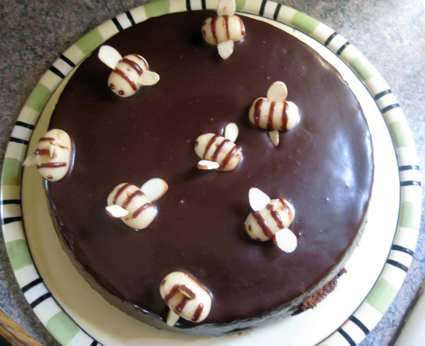 The Hedonistic Kitchen Honey Bee Cake